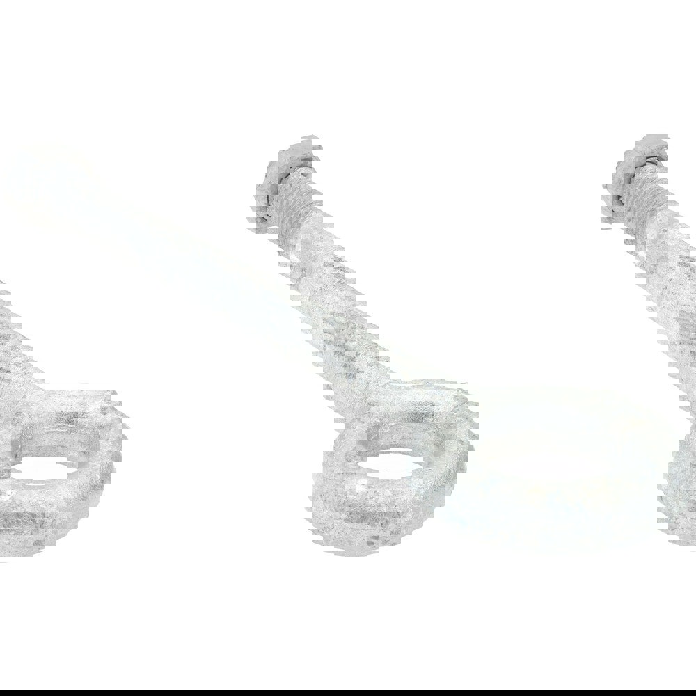 Fixed Lifting Eye Bolt: Without Shoulder, 2,200 lb Capacity, 1/2-13 Thread, Grade 1030 Steel